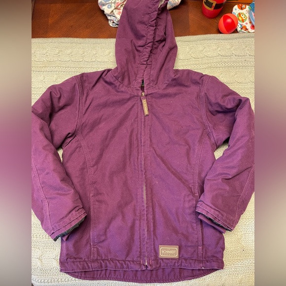 Carhartt Other - Schmidt (like carhartt) kids winter coat purple size 10 - 12